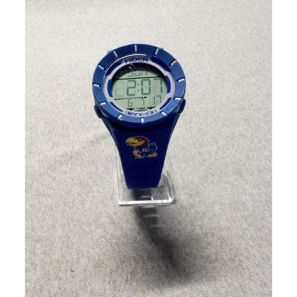 Rockwell Coliseum Kansas Jayhawks Mens‎ 48mm Watch 10ATM Water Resistance